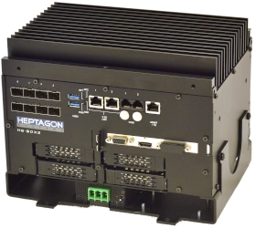 Edge server with four U.3 hot-swap SSD with vehicle mounting and DC2DC power supply